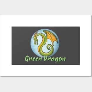 Green Dragon Posters and Art